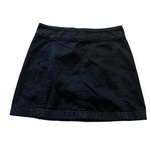 Free People Blue Denim Mini Skirt Size 10